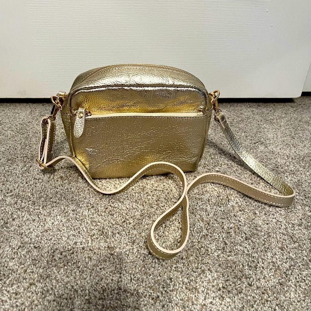 Elie Beaumont Crossbody Town Gold